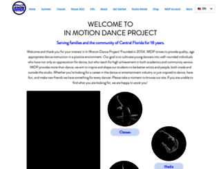 inmotiondanceproject.com screenshot