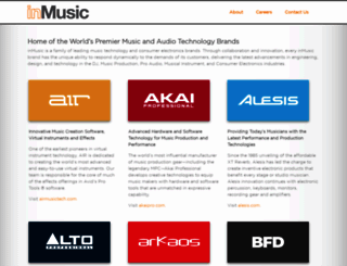 inmusicbrands.com screenshot