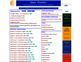 innerfrontier.org screenshot