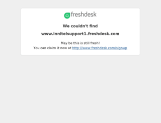 innitelsupport1.freshdesk.com screenshot