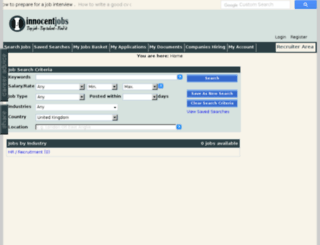 innocentjobs.co.uk screenshot