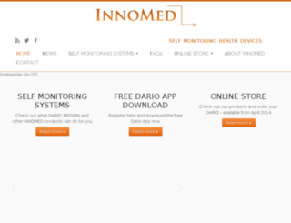 innomed.thedesignweb.co.nz screenshot