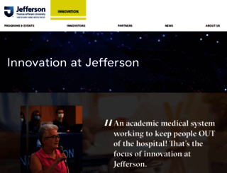 innovation.jefferson.edu screenshot