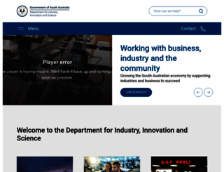 innovationandskills.sa.gov.au screenshot