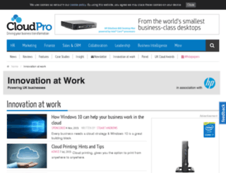 innovationatwork.cloudpro.co.uk screenshot