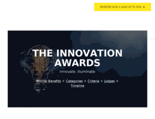 innovationawards.thedma.org screenshot