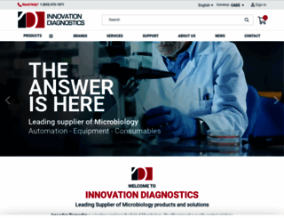innovationdiagnostics.com screenshot