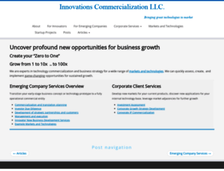 innovationscommercialization.com screenshot