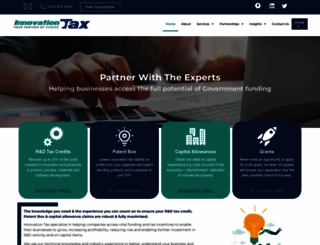 innovationtax.co.uk screenshot