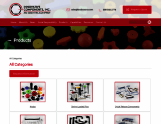 innovative-components.knobsource.com screenshot