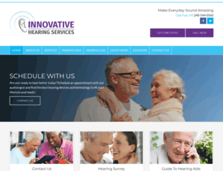 innovativehearingservices.com screenshot