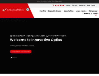innovativeoptics.com screenshot