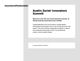 innovatorsplussocialgood.org screenshot