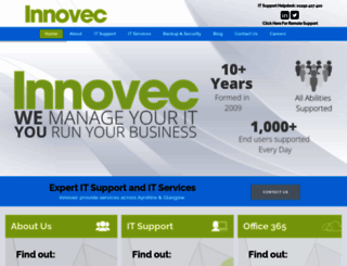 innovec.co.uk screenshot
