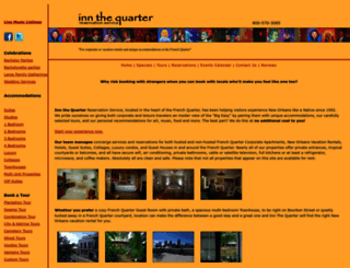 innthequarter.com screenshot