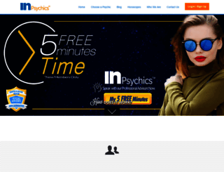 inpsychics.com screenshot