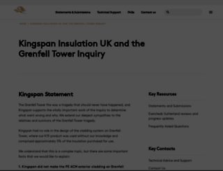 inquiry.kingspan.com screenshot