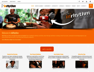 inrhythm.com.au screenshot