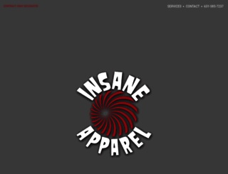 insaneapparel.com screenshot