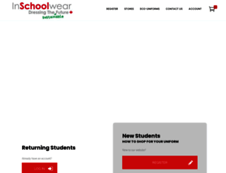 inschoolwear.com screenshot