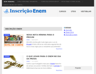 inscricaoenem.com.br screenshot