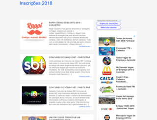 inscricoes2016.com.br screenshot