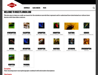 insects.orkin.com screenshot