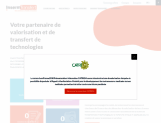 inserm-transfert.com screenshot
