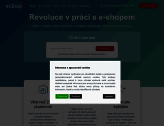 inshop.cz screenshot