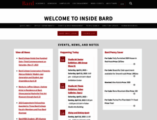 inside.bard.edu screenshot