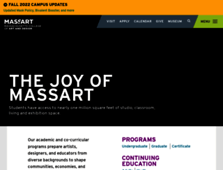 inside.massart.edu screenshot