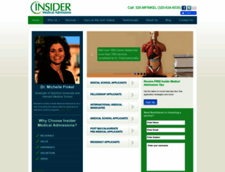 insidermedicaladmissions.com screenshot