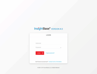 insightbase.trueinfluence.com screenshot