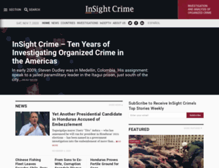 insightcrime.com screenshot