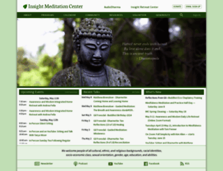 insightmeditationcenter.org screenshot