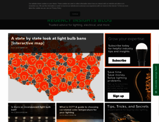 insights.regencylighting.com screenshot