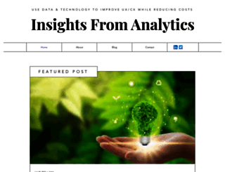 insightsfromanalytics.com screenshot