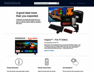 insigniaproducts.com screenshot