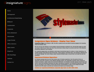 insigniature.com.au screenshot