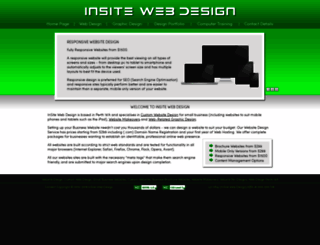 insitewebdesign.com.au screenshot