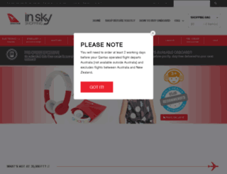 inskyshopping.com screenshot