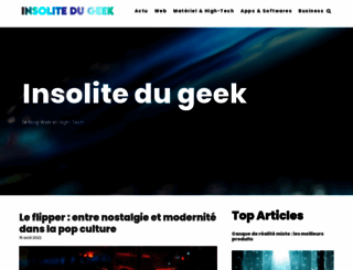 insolite-du-geek.fr screenshot