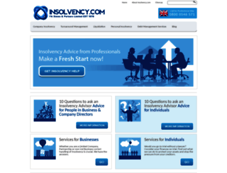 insolvency.com screenshot