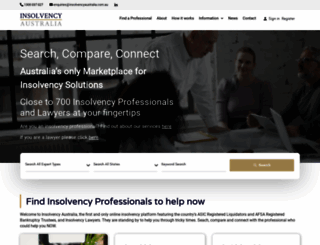 insolvencyaustralia.com.au screenshot