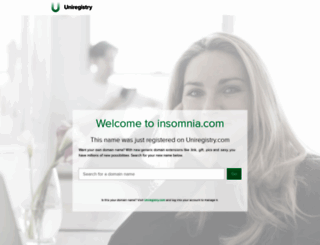 insomnia.com screenshot