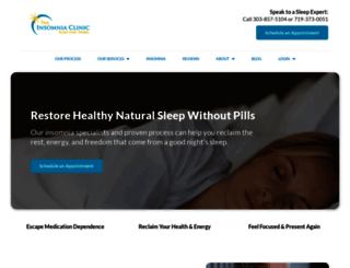 insomniaclinic.org screenshot
