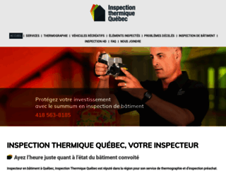 inspectionthermiquequebec.com screenshot