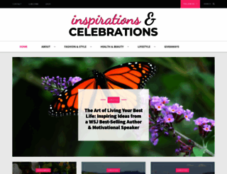 inspirationsandcelebrations.net screenshot