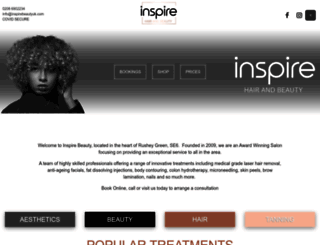 inspirebeautyuk.com screenshot