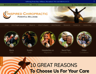 inspiredchiropractic.com screenshot